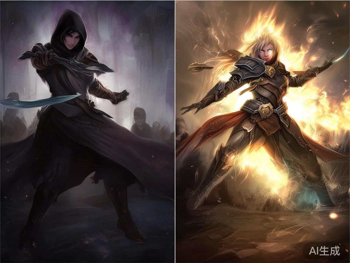 刺客和高爆发英雄
高机动性和爆发力强的英雄经常出